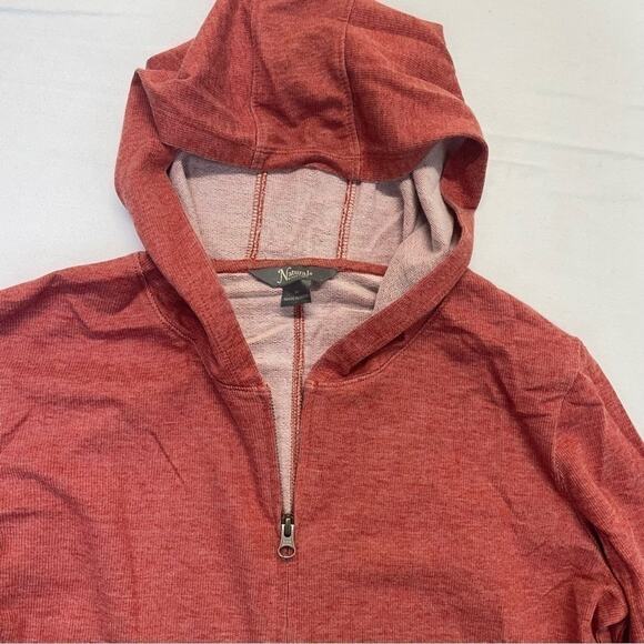 Natural Reflections French Terry Full Zip Hoodie Women’s Size Medium red orange - Picture 2 of 9